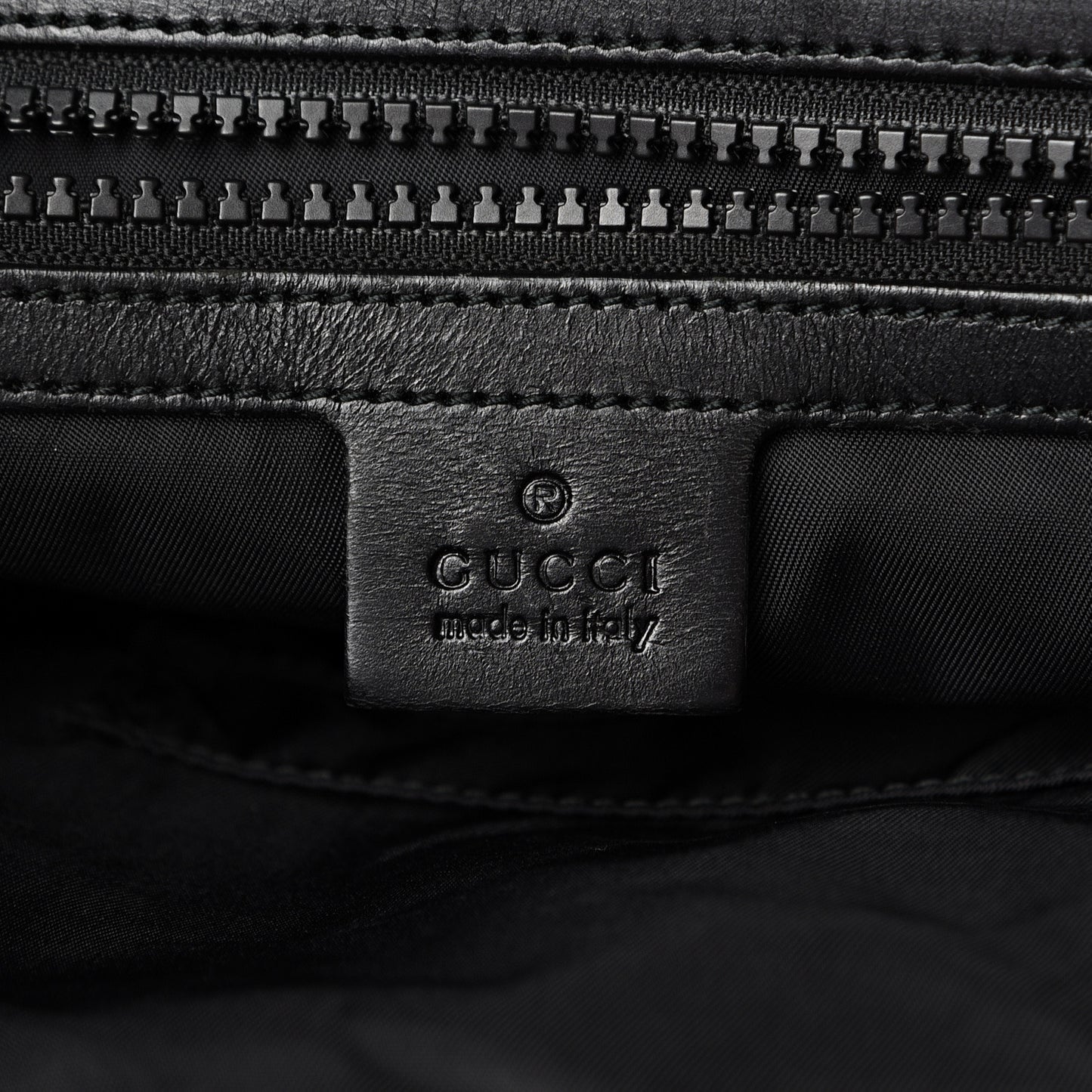 Techno Canvas Web Double Buckle Backpack Black