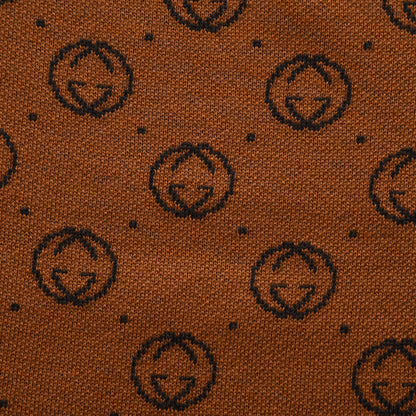 Gucci X DAPPER DAN Wool GG Micro Monogram Scarf Brown 4 of 6