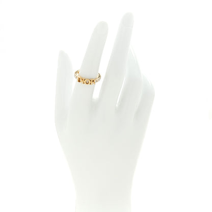 Christian Dior Metal Crystal DIO(R)EVOLUTION Ring M 52 6 Gold 2 of 4