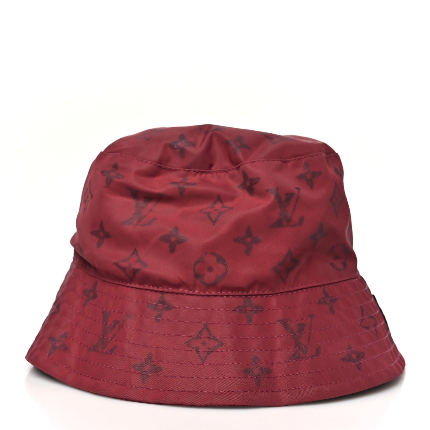 LV X Grace Coddington Polymade Monogram Pocket Bucket Hat M Raspberry
