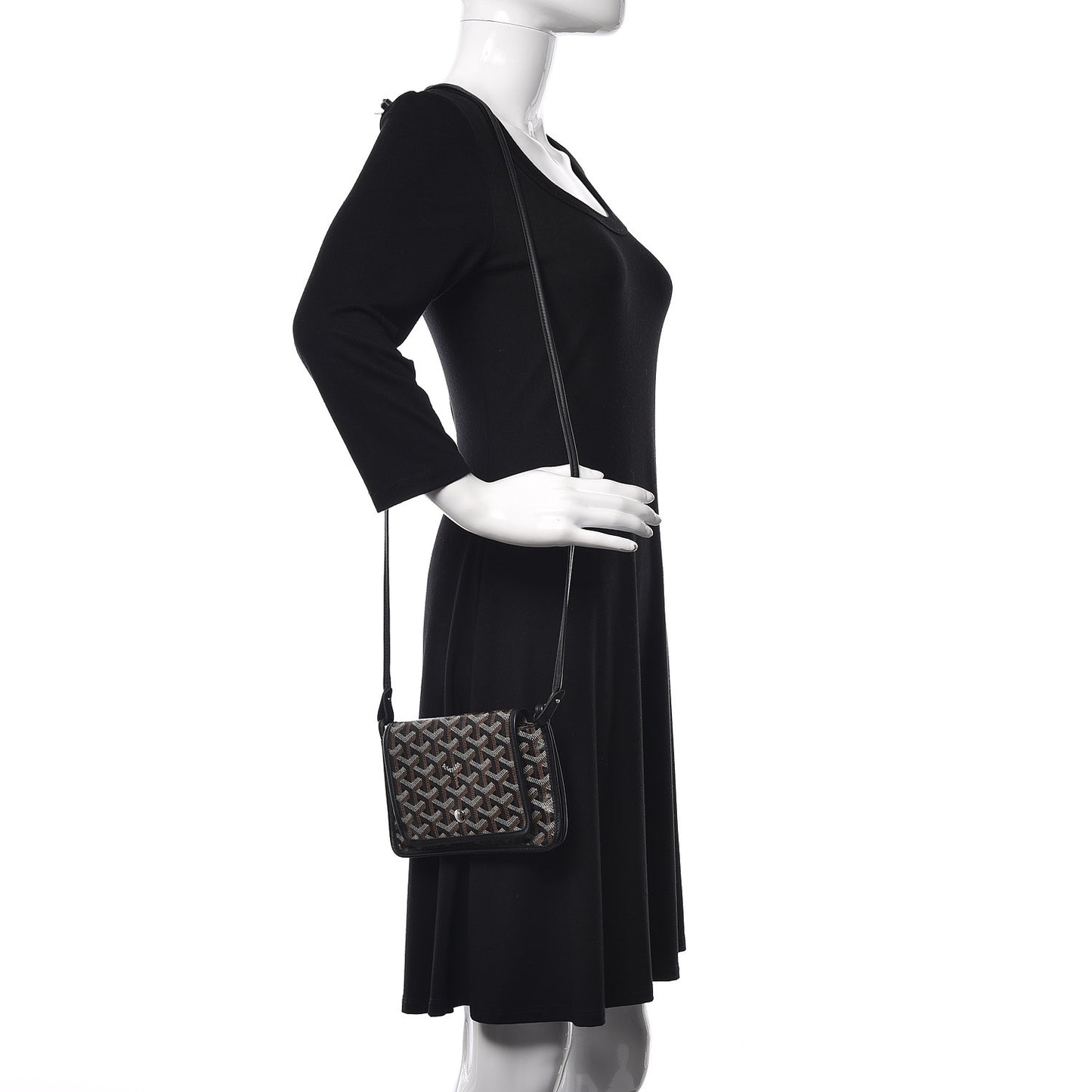 Goyardine Plumet Wallet Clutch Black