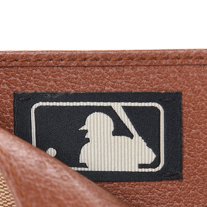 Gucci X MLB GG Monogram NY Yankees Card Holder Beige Ruggine Ivory 5 of 7
