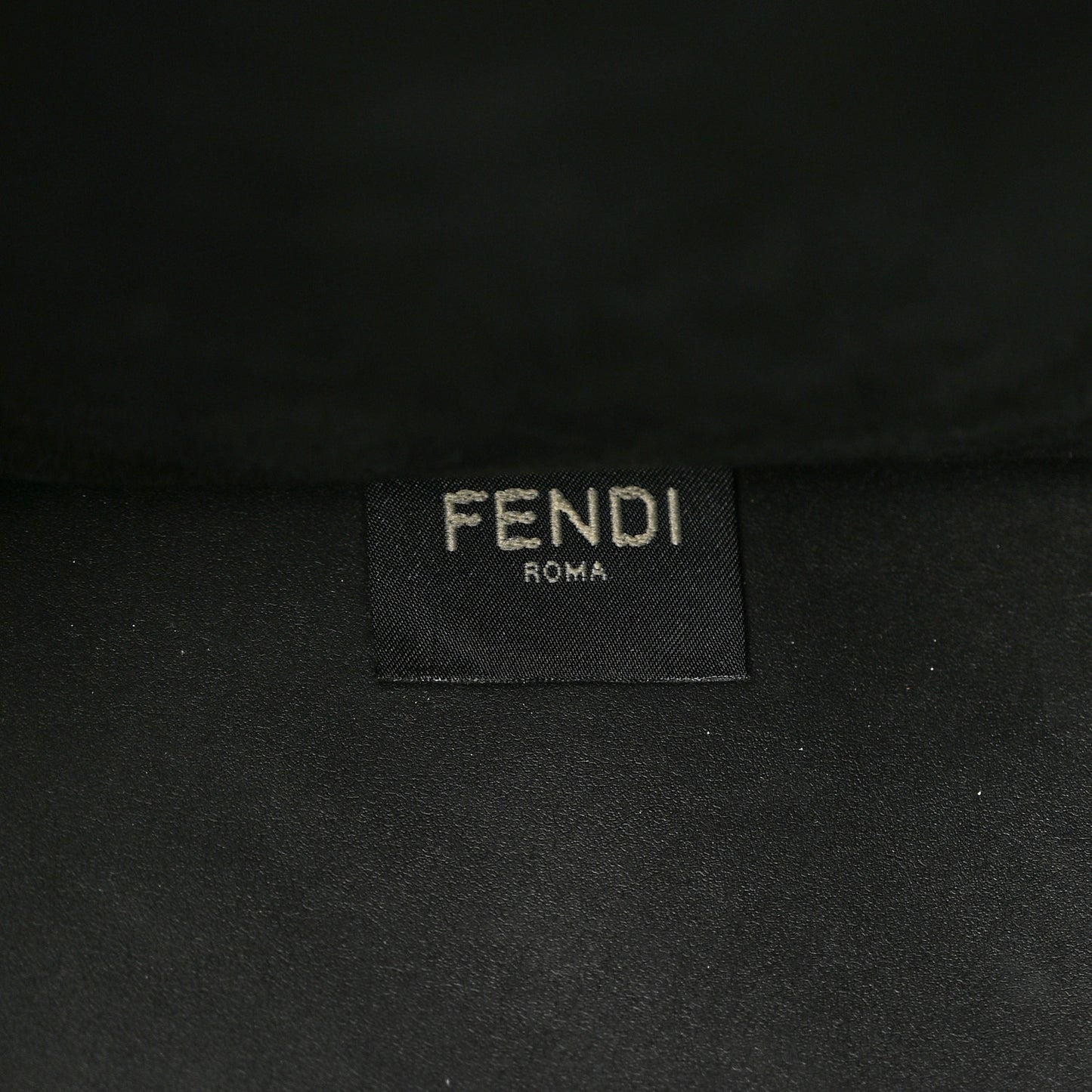 Vitello King Plexiglass Medium Fendi Sunshine Shopper Tote Black