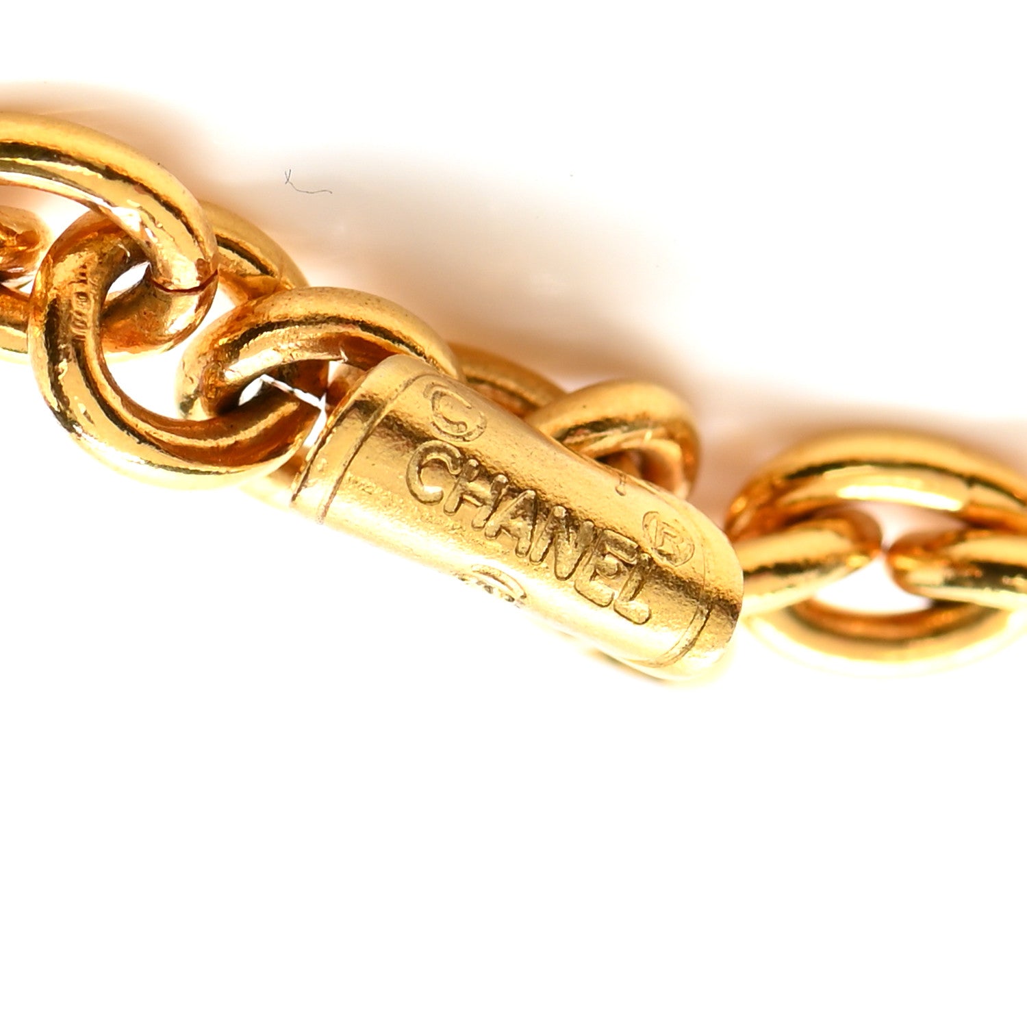 Chanel 2.55 Flap Bag Necklace Gold 6 of 7
