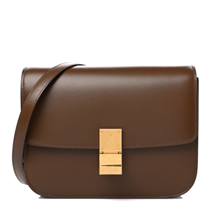 Celine Smooth Calfskin Medium Classic Box Flap Bag Camel 1 of 9