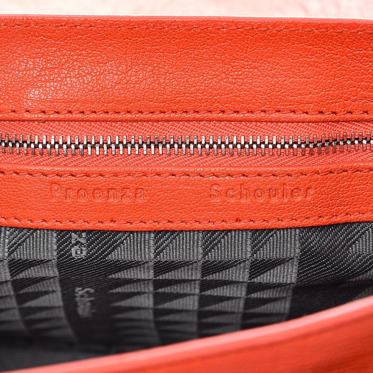 Proenza Schouler Lambskin Tiny PS1 Satchel Orange Pepper 6 of 8