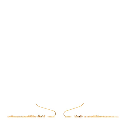Tiffany 18K Yellow Gold Diamond Elsa Peretti Mesh Earrings 3 of 4