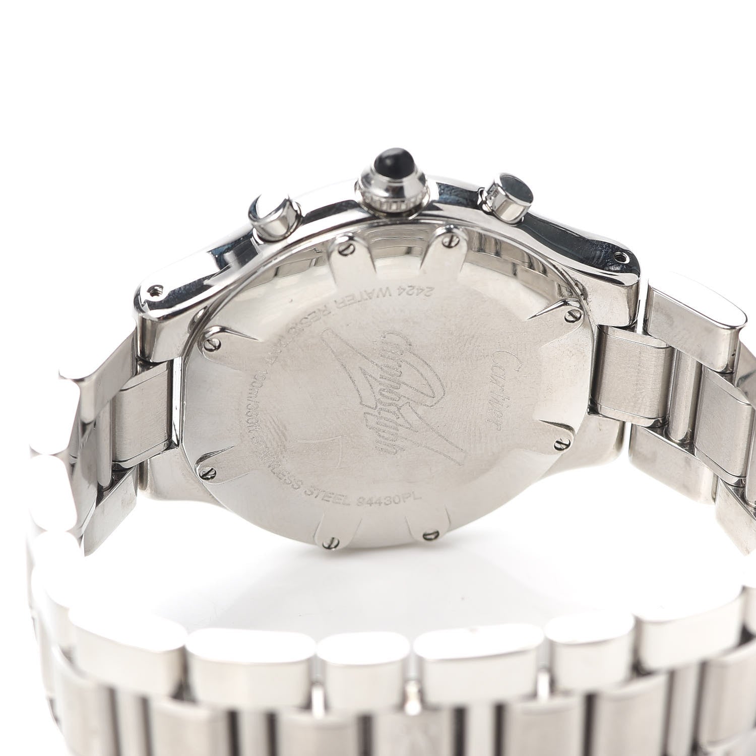 Cartier Stainless Steel 38mm Must de 21 Chronograph Quartz Watch Black 4 of 5