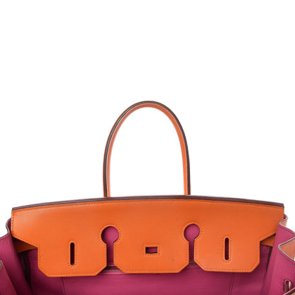 Hermes Swift Horseshoe Birkin 35 Orange 8 of 40