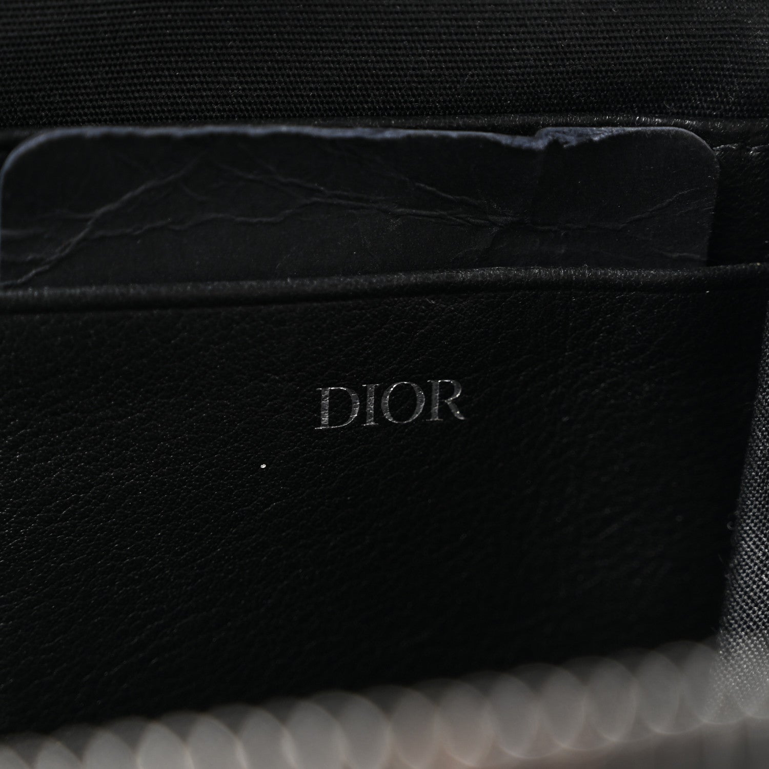 Christian Dior Oblique Pouch Navy Blue 6 of 13