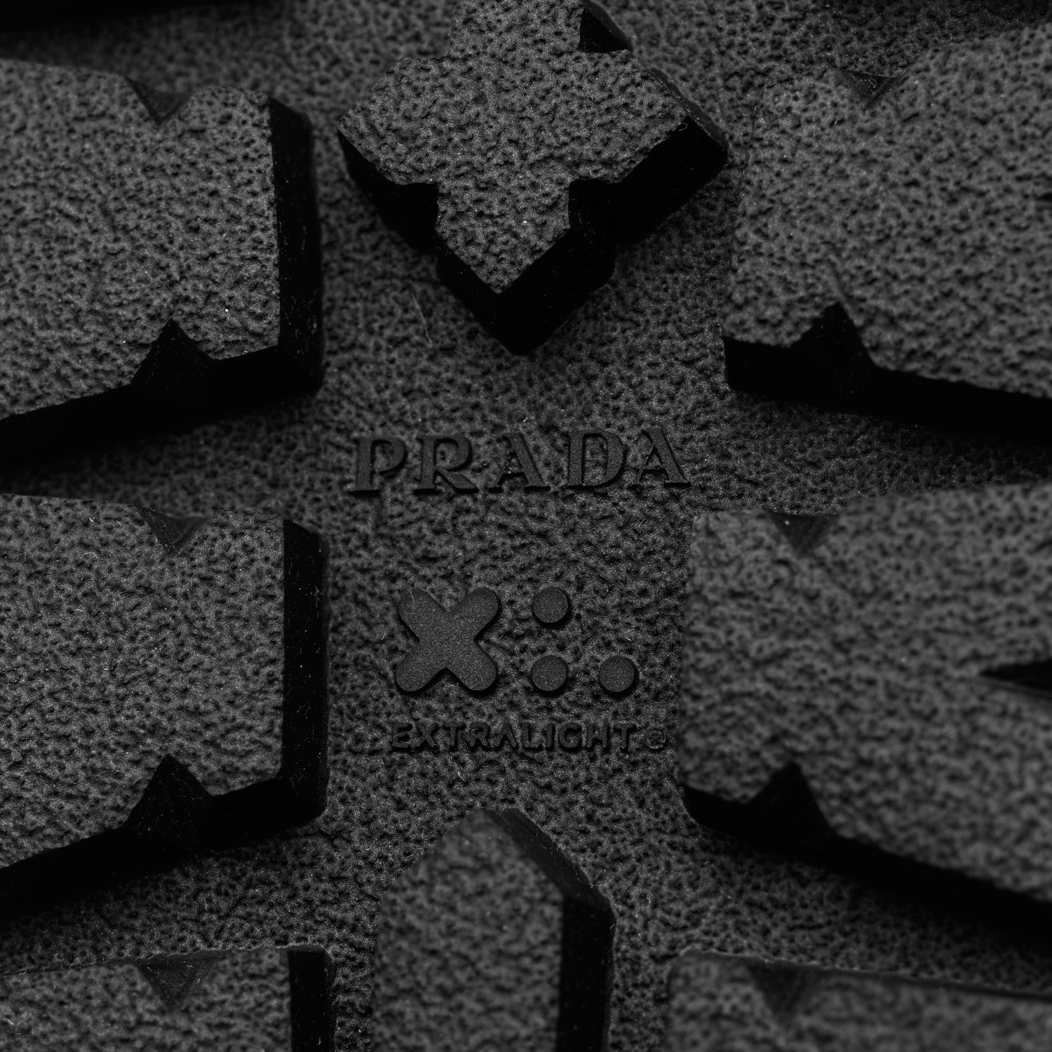 Prada EVA Rubber Buckled Lug Sole 20mm Thong Sandals 37 Black 8 of 12