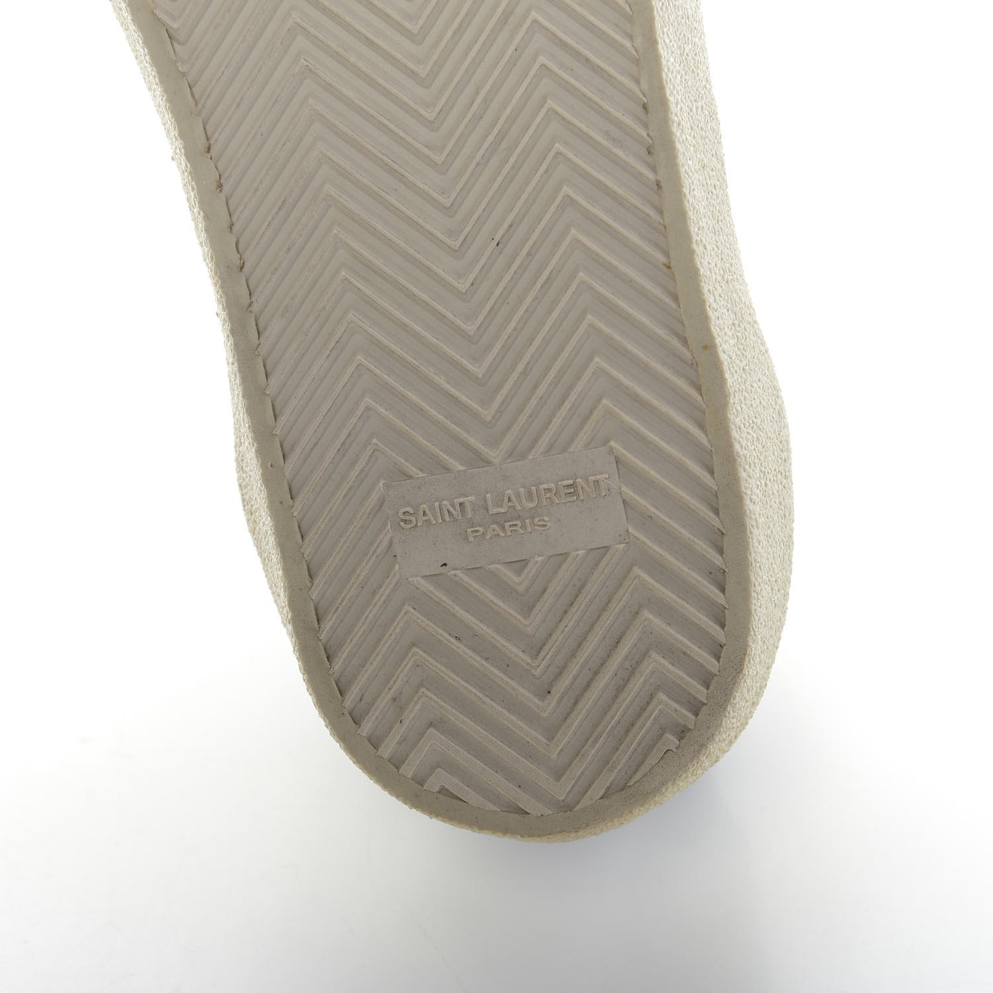 Metallic Calfskin Star Court Sneakers 43.5 Silver Green