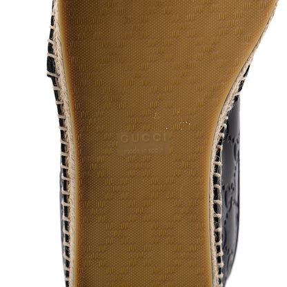 Gucci Guccissima Signature Espadrilles 40 Black 8 of 11