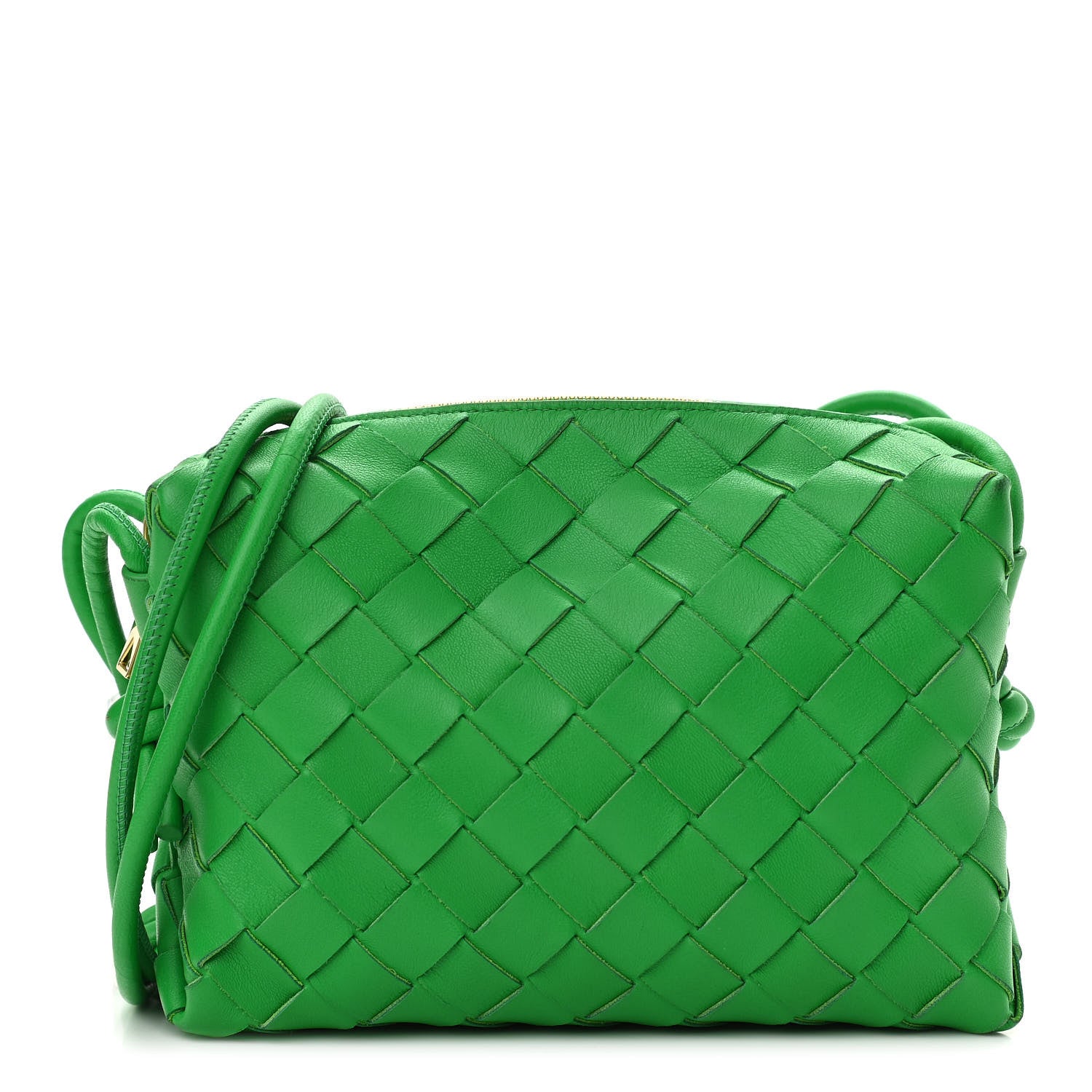Bottega Veneta Nappa Intrecciato Mini Loop Camera Bag Parakeet 1 of 9