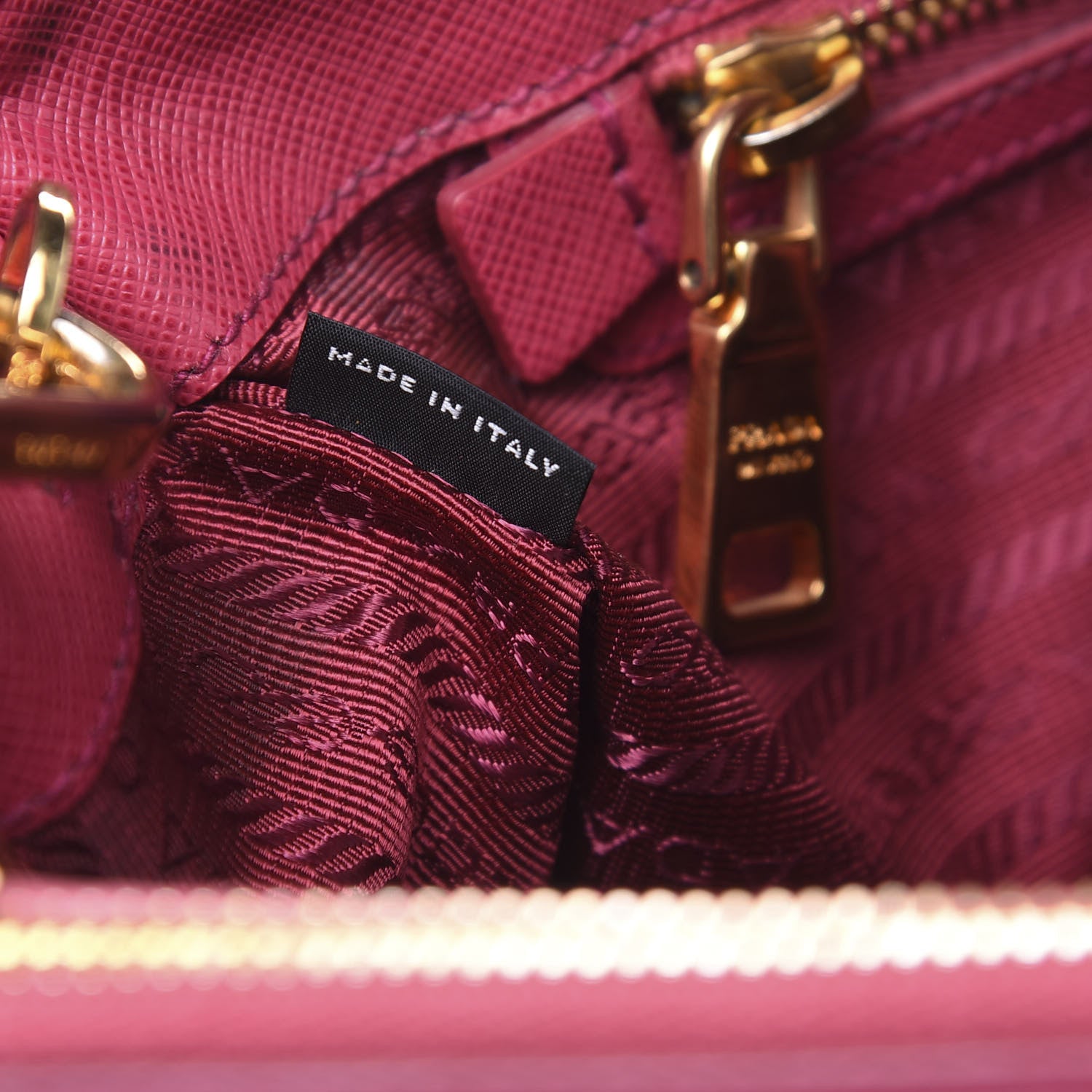 Prada Saffiano Small Galleria Double Zip Tote Tamaris 8 of 12