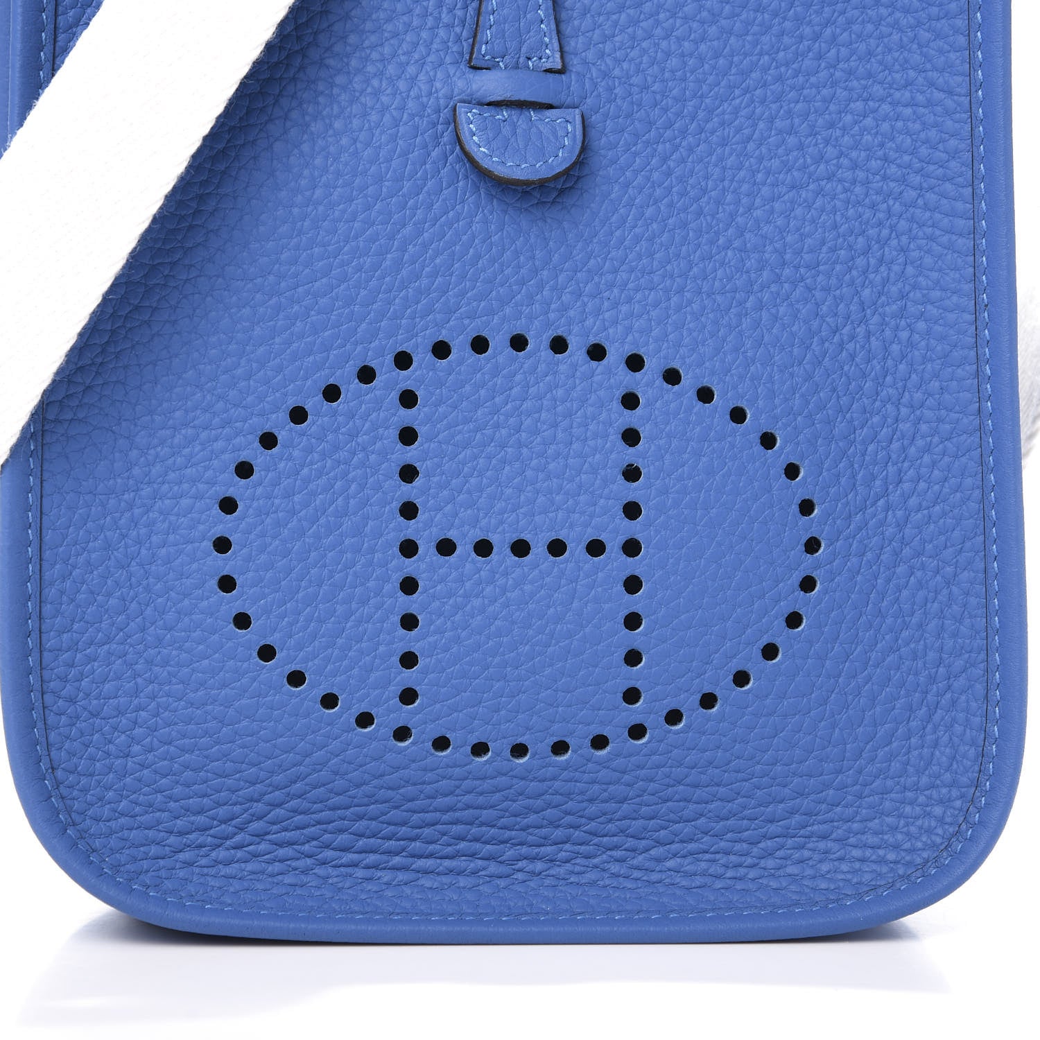 Hermes Taurillon Clemence Amazone Evelyne TPM Mykonos Blanc 11 of 12