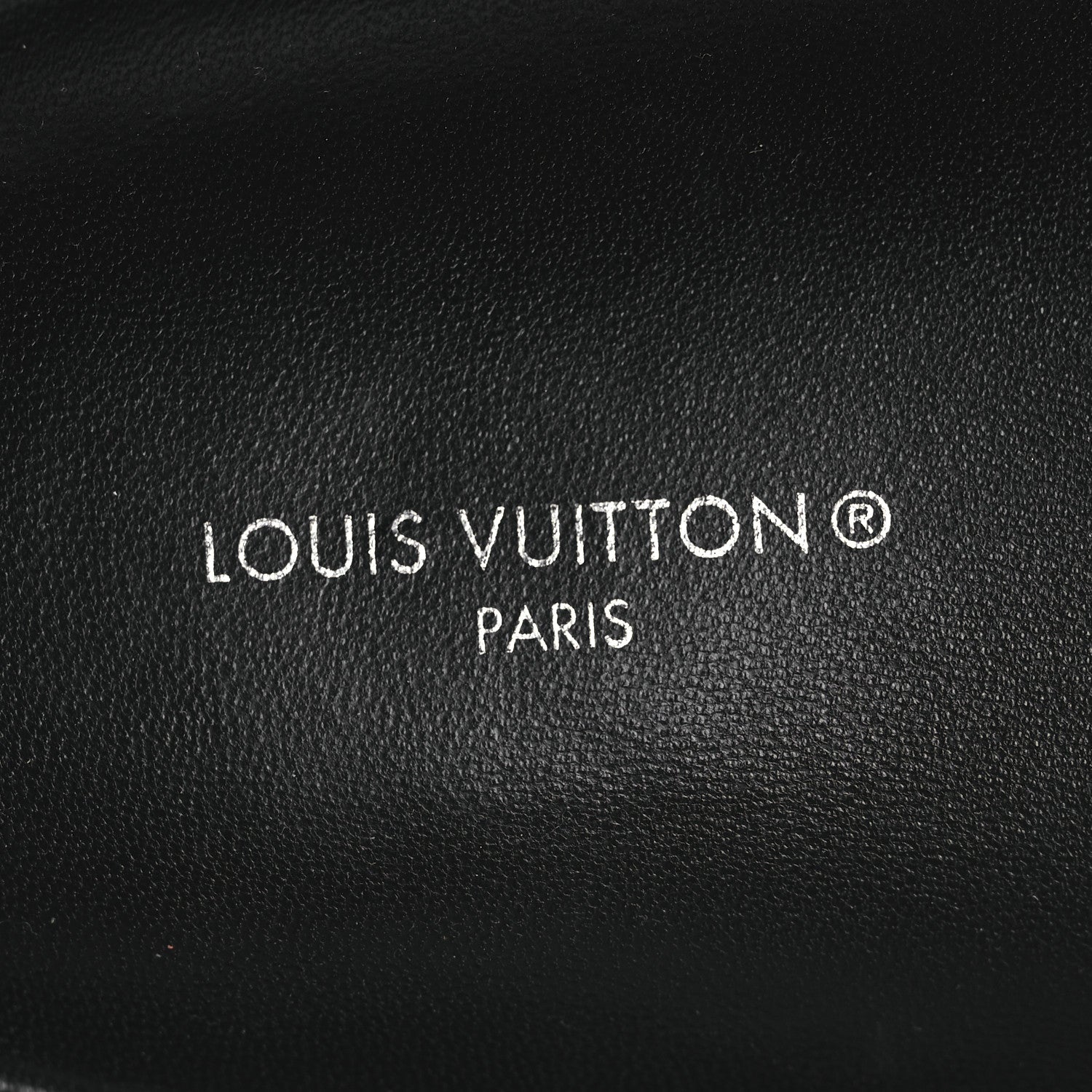 Louis Vuitton Calfskin Embossed Monogram Sunset Flat Comfort Mule 38.5 Black 9 of 11