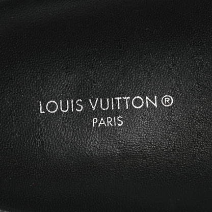 Louis Vuitton Calfskin Embossed Monogram Sunset Flat Comfort Mule 38.5 Black 9 of 11