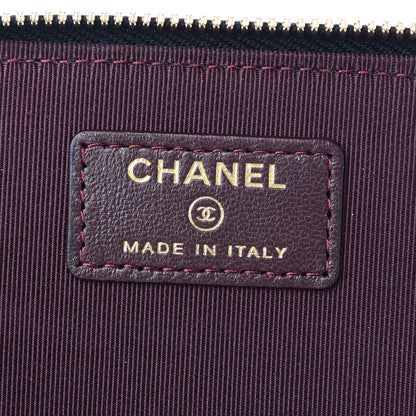 Chanel Lambskin Quilted Small Vanity Case With Chain Black 6 of 9