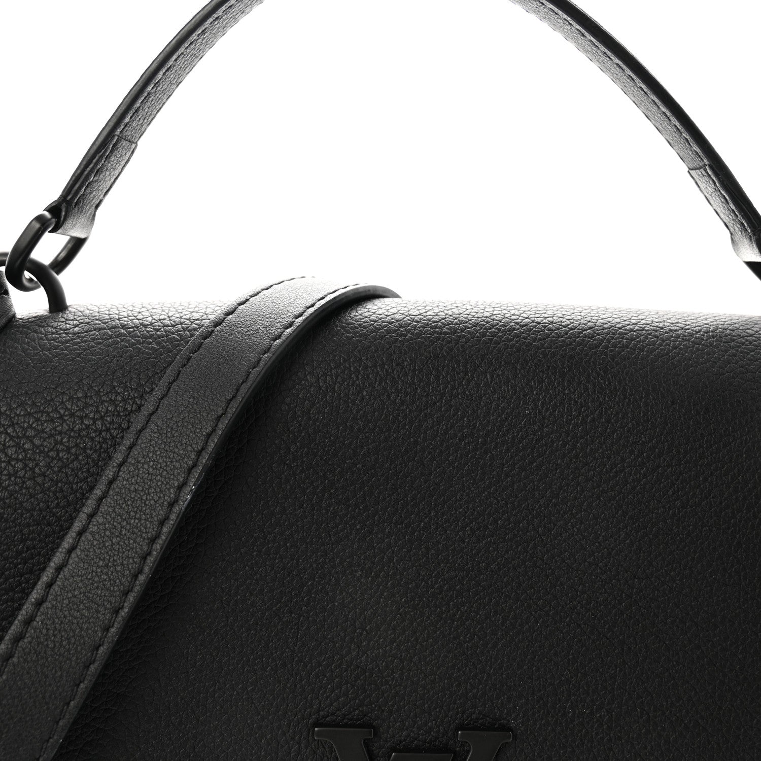 Louis Vuitton Soft Calfskin My Lockme Top Handle Black 7 of 9