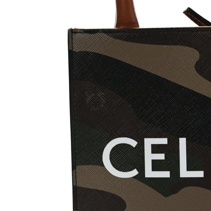 Celine Canvas Calfskin Mini Vertical Cabas Khaki 8 of 8