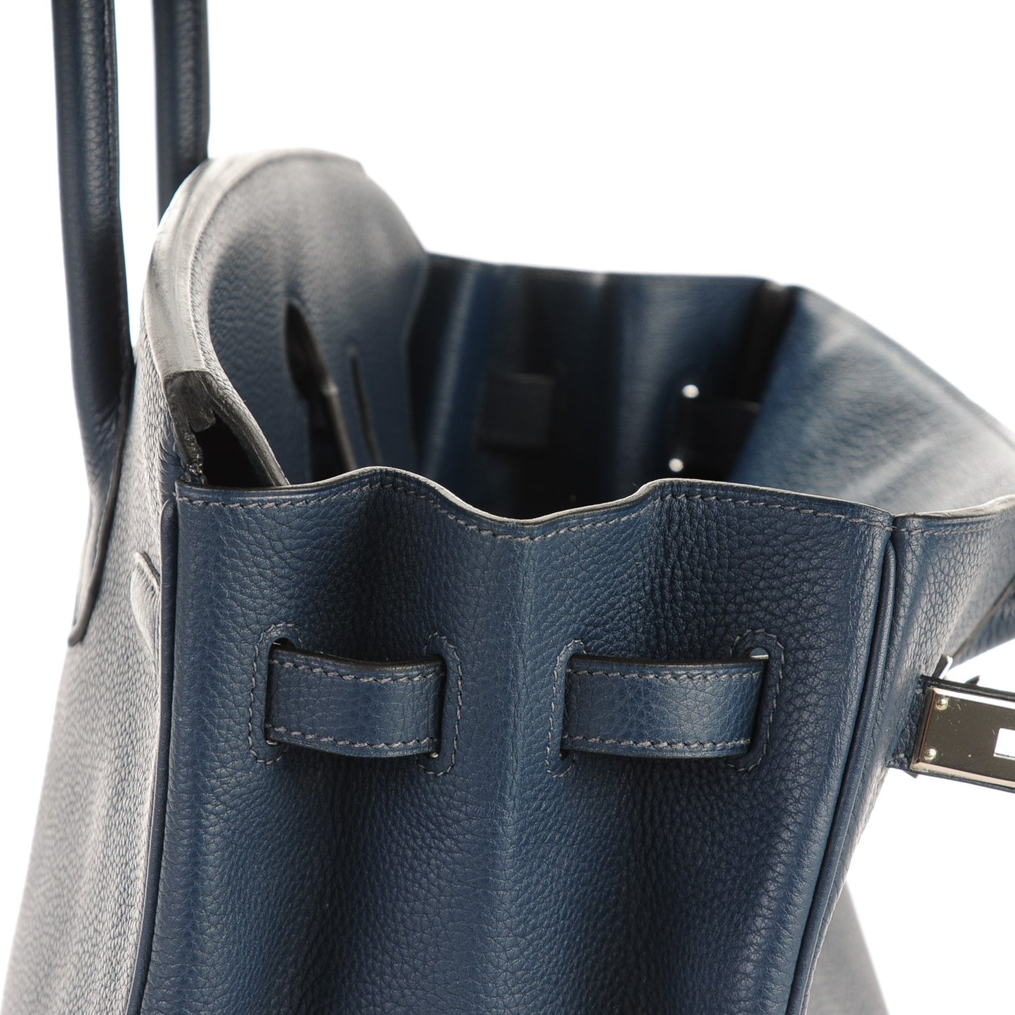 Taurillon Clemence Birkin 35 Bleu De Prusse