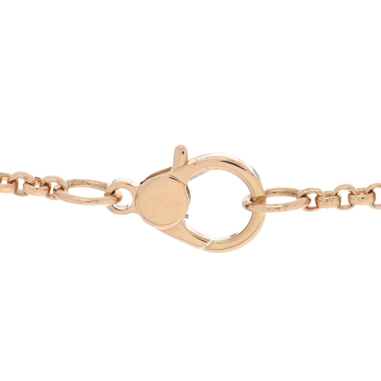 18K Rose Gold Diamond TPM Ex-Libris Pendant Necklace