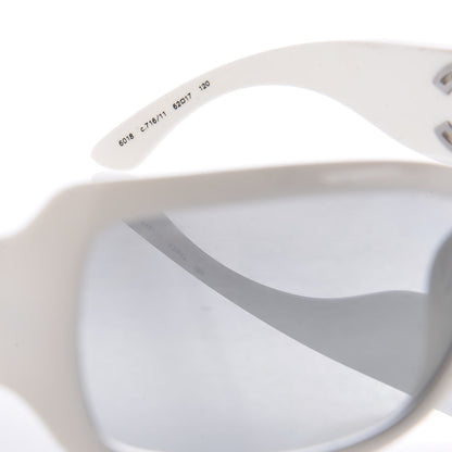 Chanel CC Sunglasses 6018 White 5 of 8