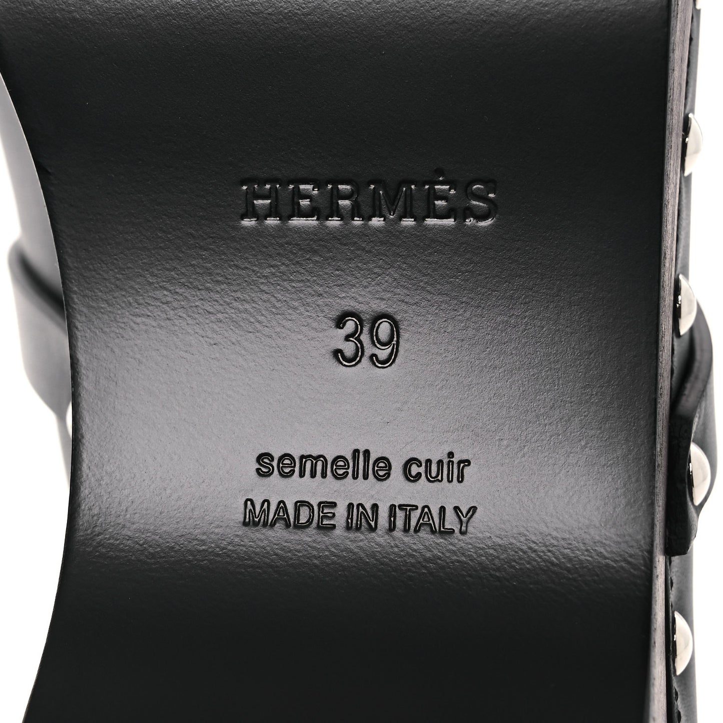 Calfskin Carlotta Mules 39 Black