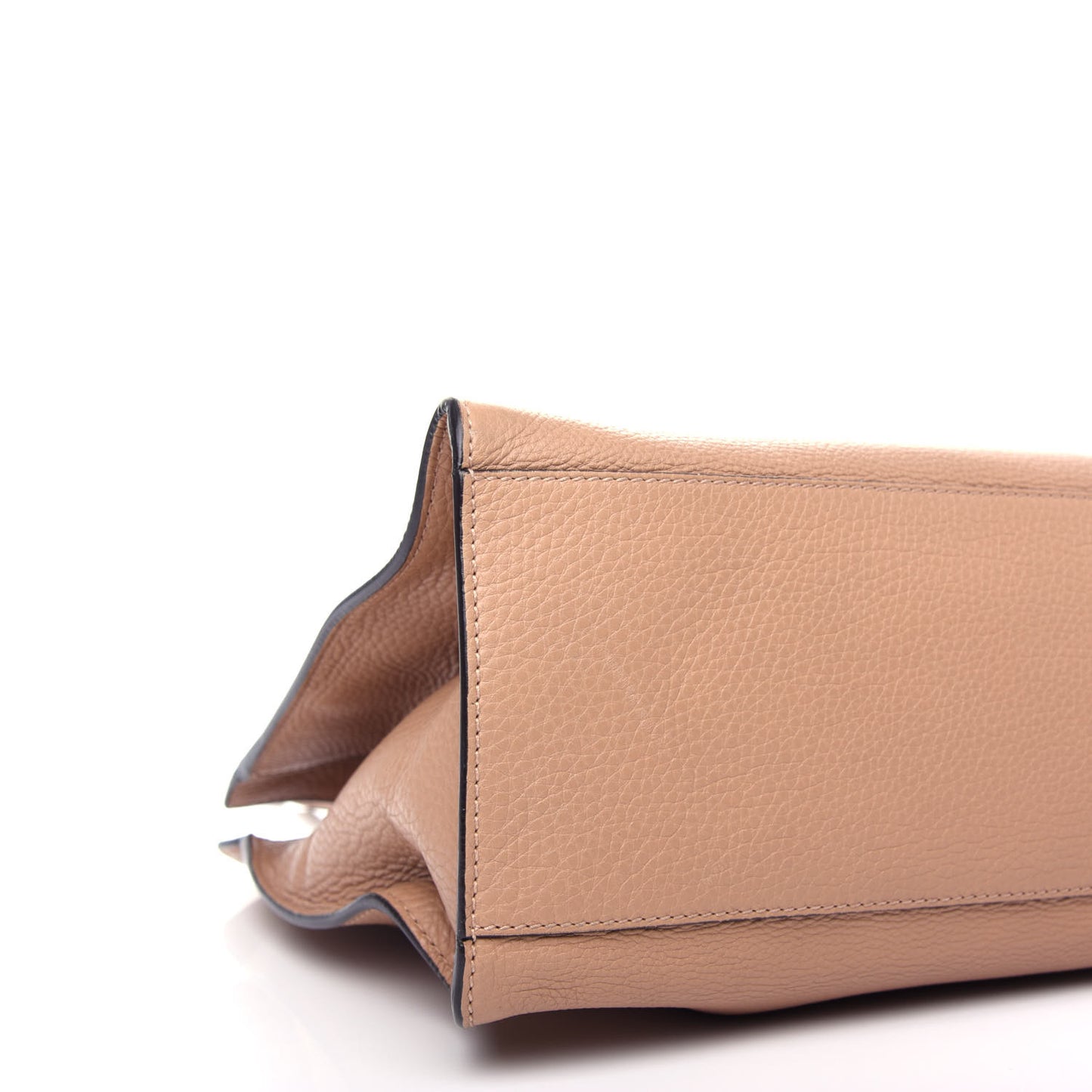 Calfskin Medium Bamboo Daily Shopper Camelia