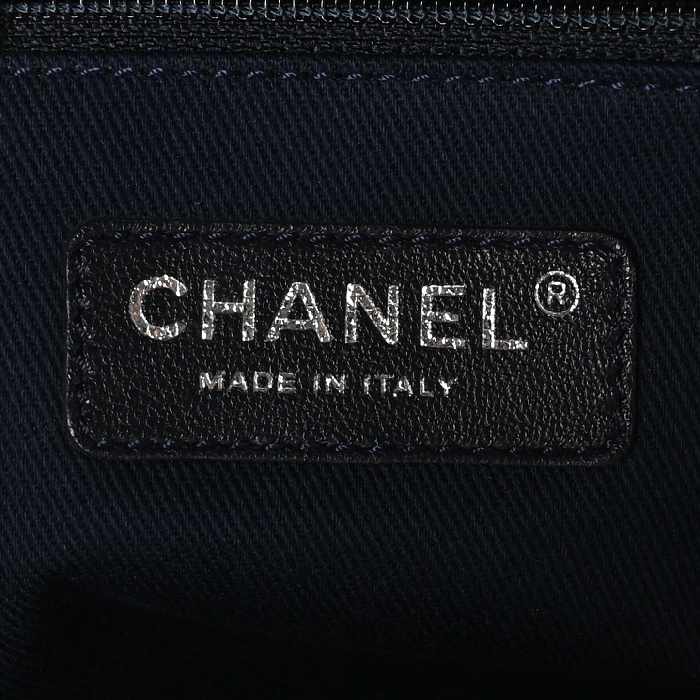 Denim Shopping Tote Blue