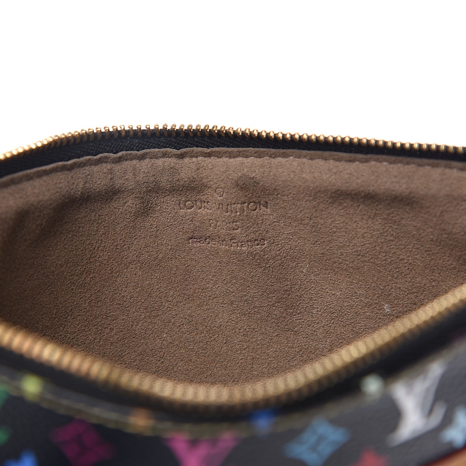 Louis Vuitton Monogram Multicolor Pochette Plate GM Black 5 of 9