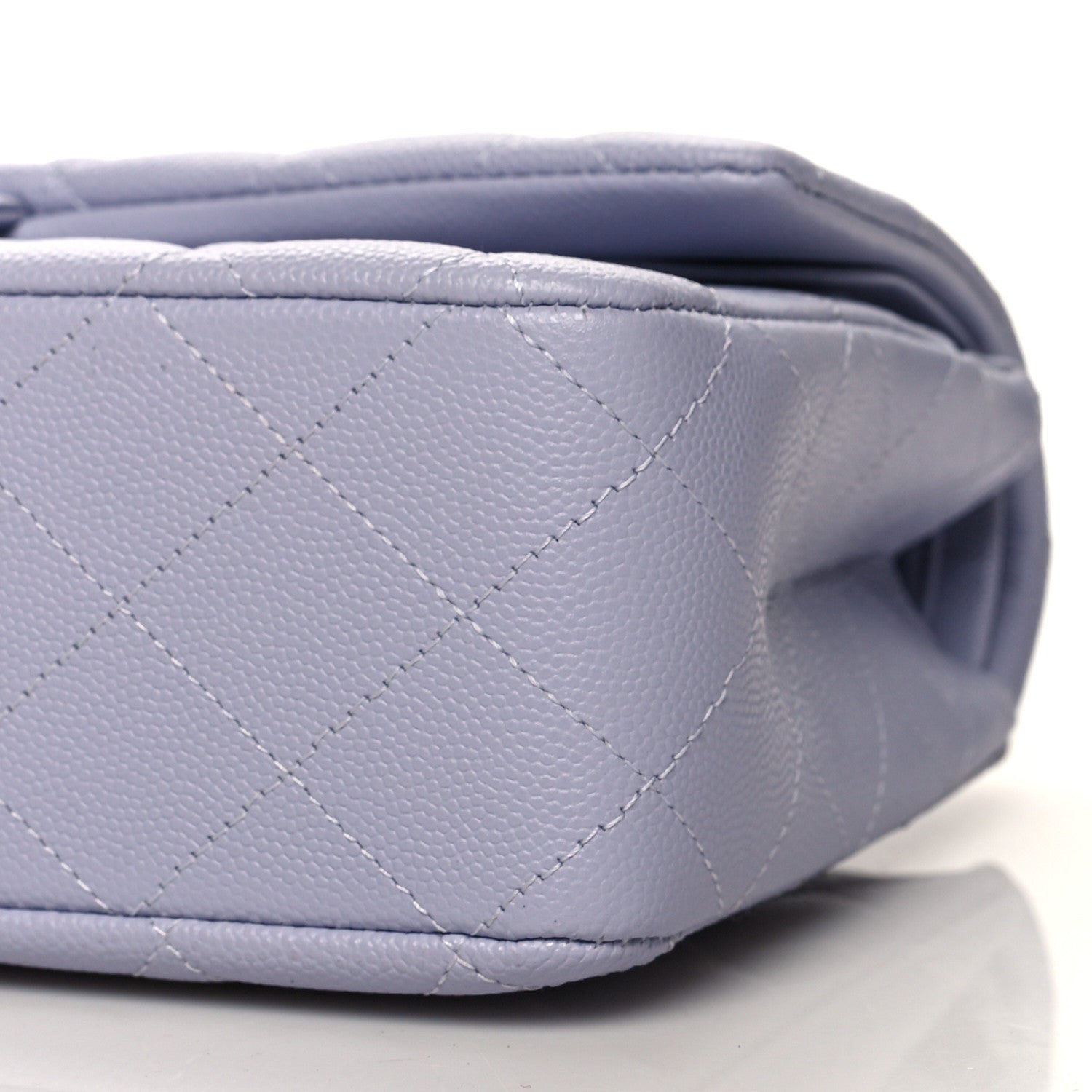 Chanel Caviar Quilted Medium Double Flap Light Purple 10 of 11