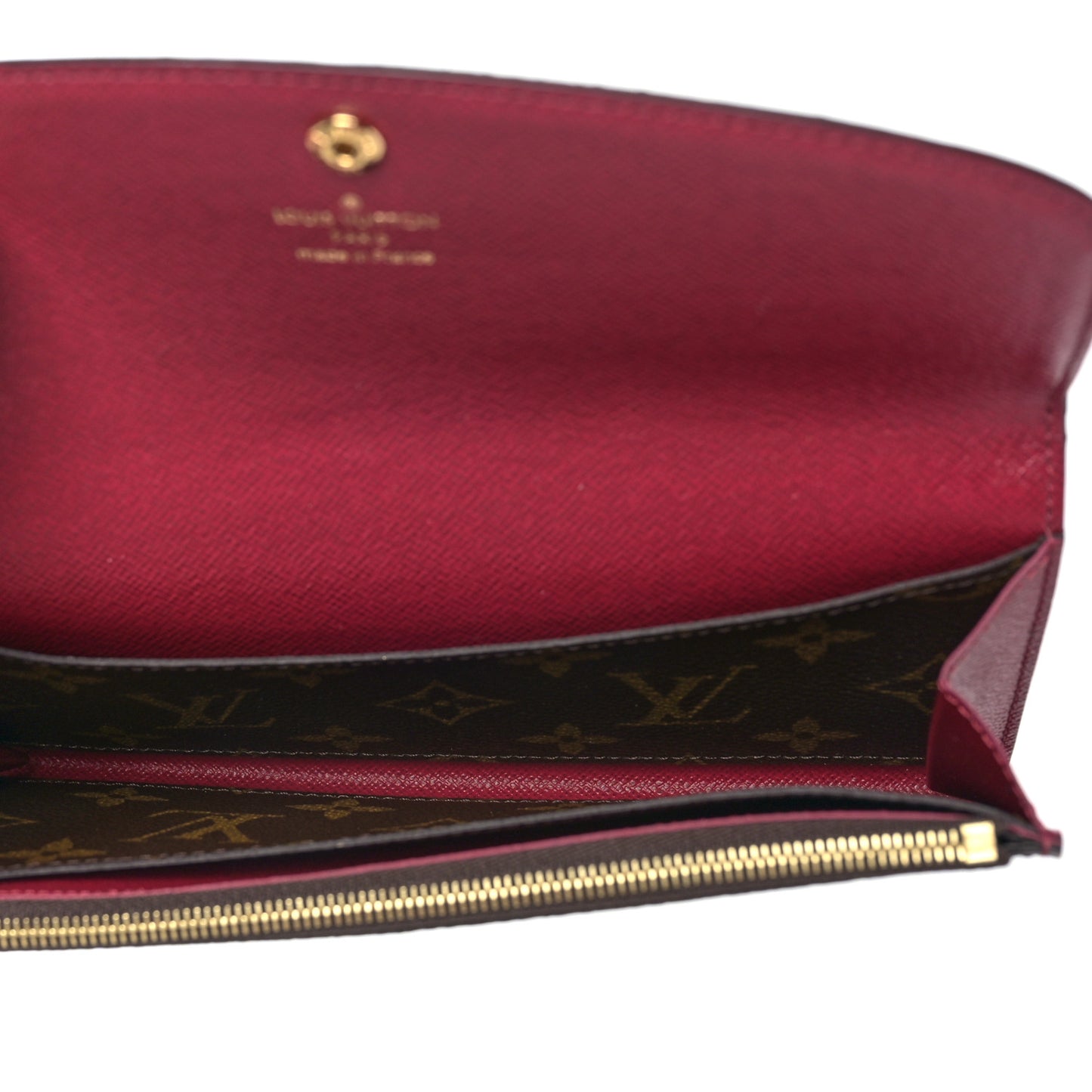 Monogram Emilie Wallet Fuchsia