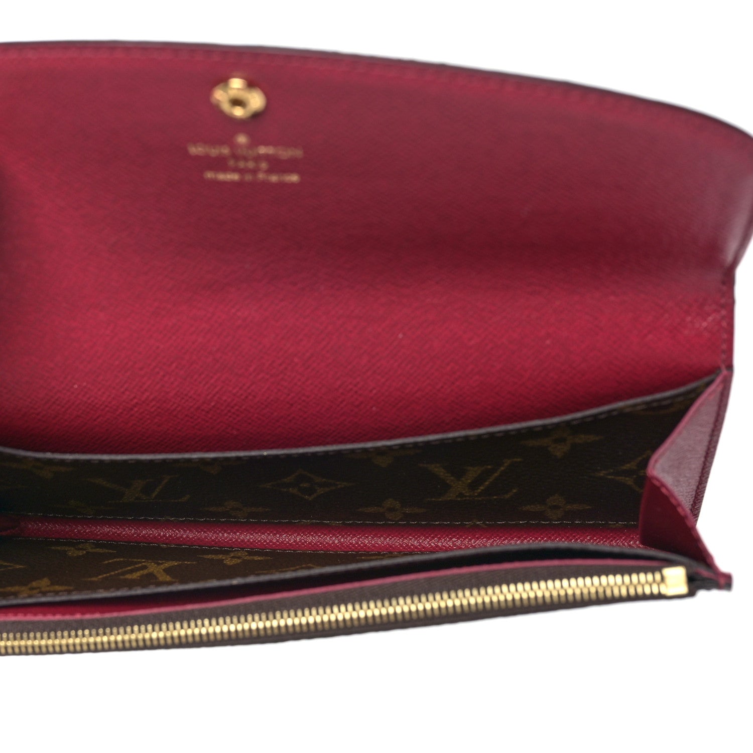 Louis Vuitton Monogram Emilie Wallet Fuchsia 5 of 8