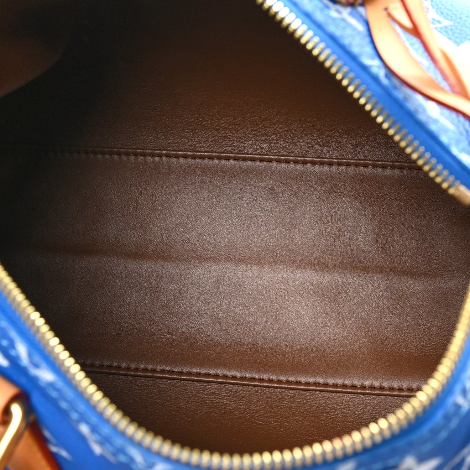Louis Vuitton Calfskin Monogram Speedy P9 Bandouliere 25 Blue