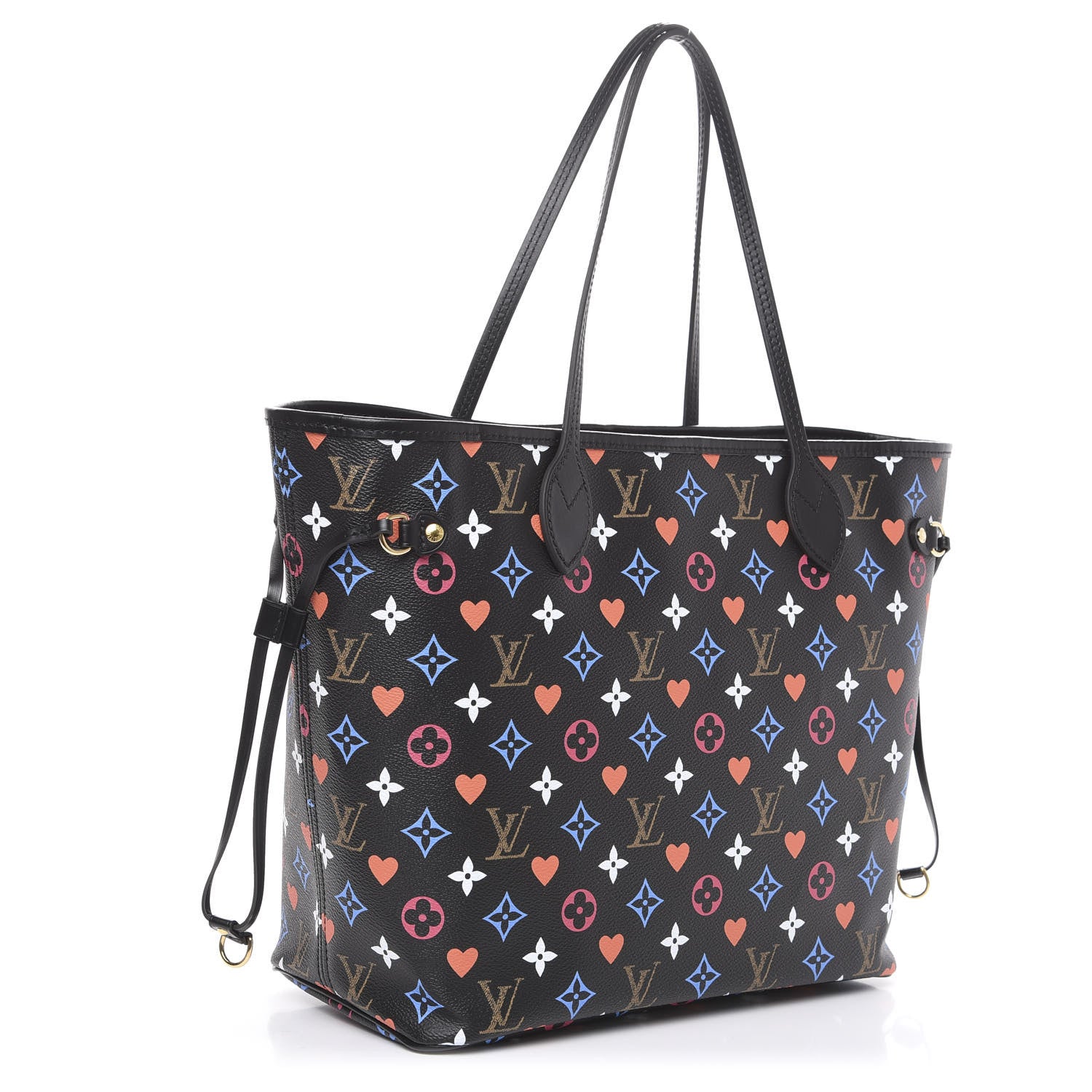Louis Vuitton Game On Neverfull MM Black 2 of 9