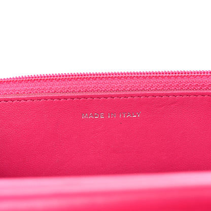 Chanel Lambskin Quilted Wallet on Chain WOC Pink 6 of 21