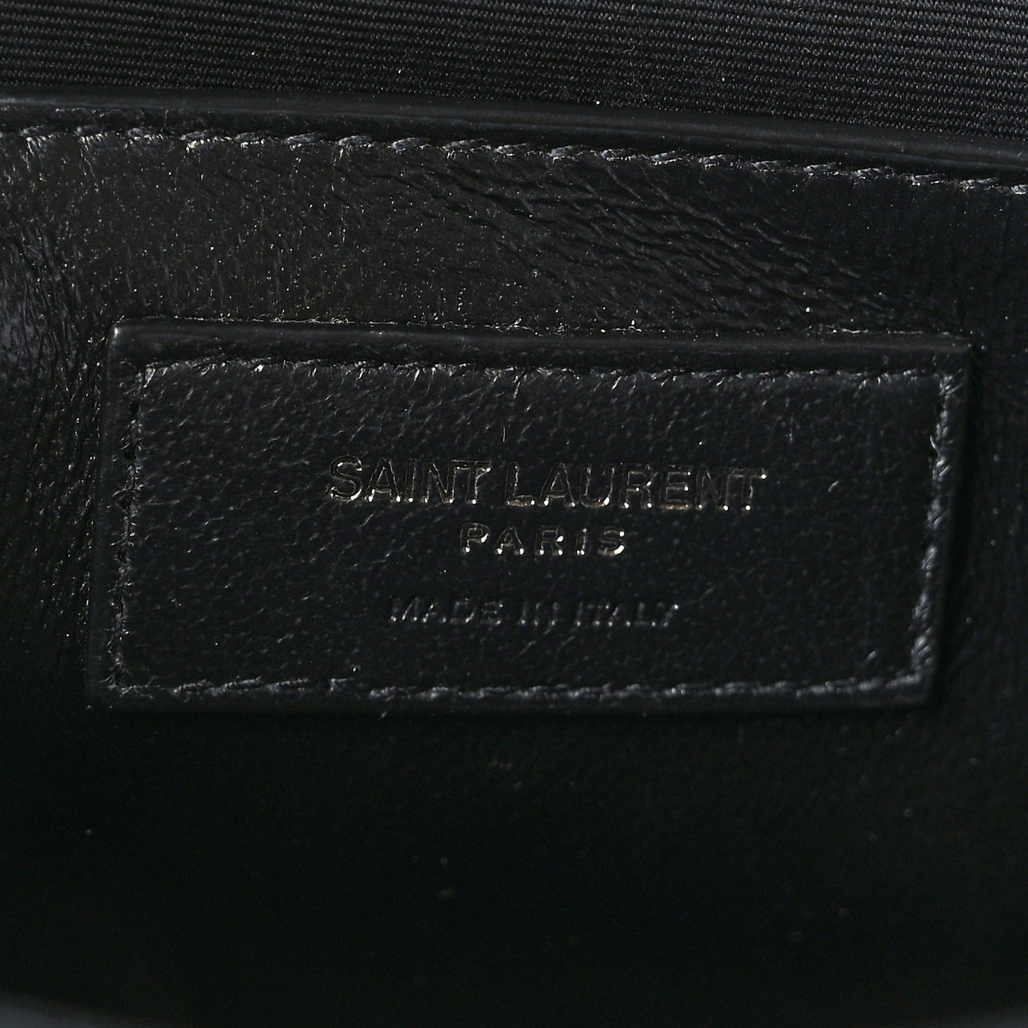 Crinkled Lambskin Matelasse Monogram Baby Niki Chain Satchel Black