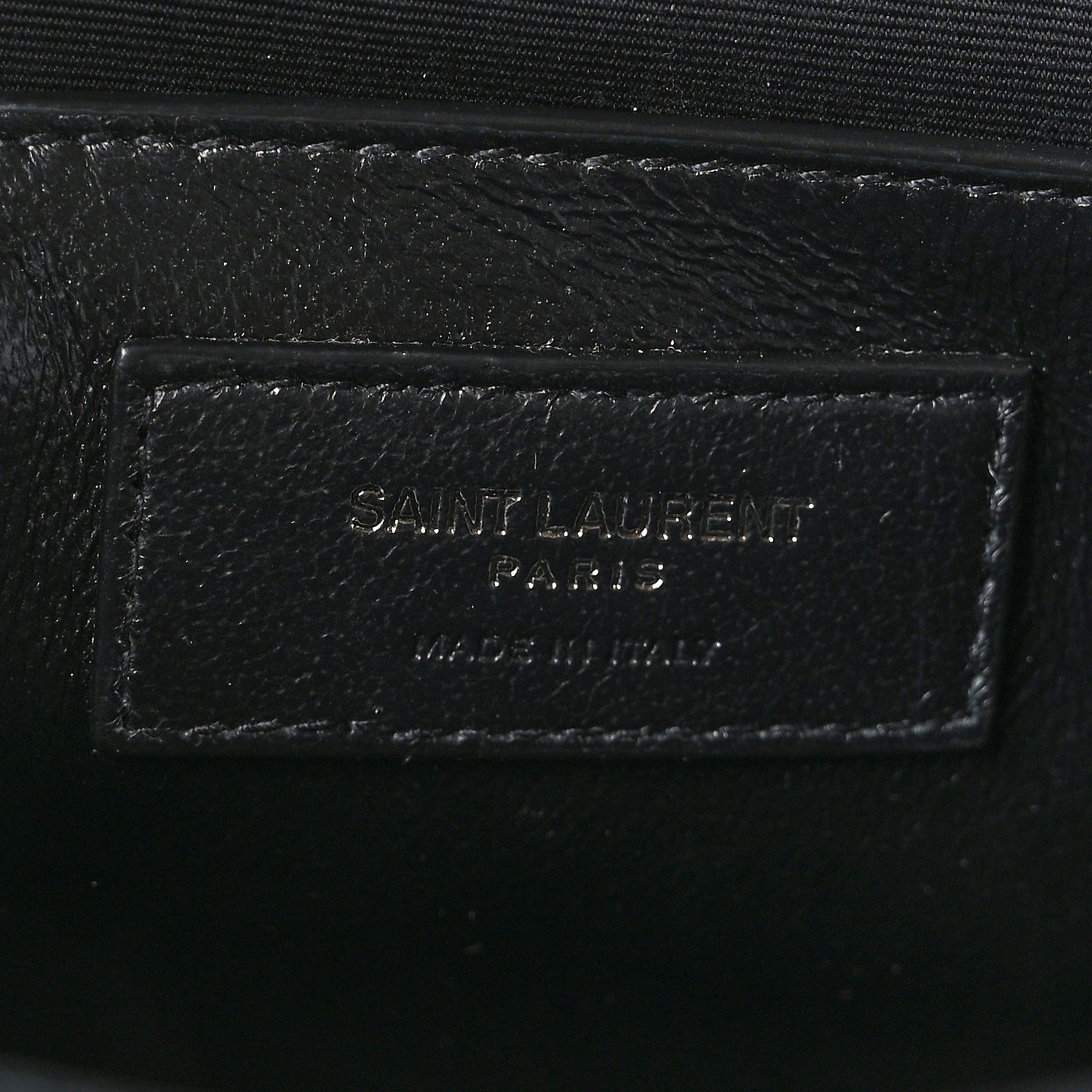 Saint Laurent Crinkled Lambskin Matelasse Monogram Baby Niki Chain Satchel Black 5 of 8
