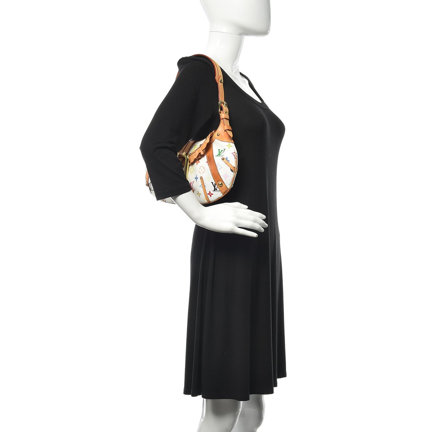 Monogram Multicolor Leonor White