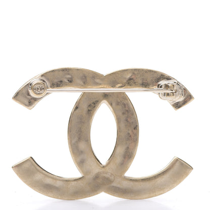 Chanel Metal CC Diamond Quilted Brooch Light Gold 3 of 5