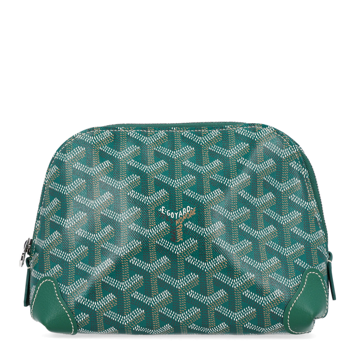 Goyardine Vendome Toiletry Pouch Green