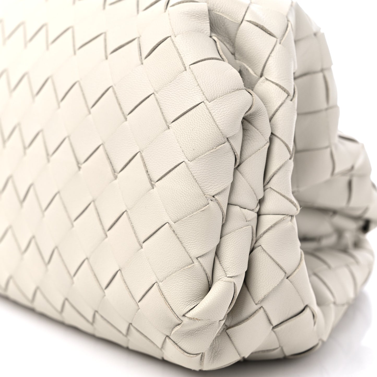 Nappa Maxi Intrecciato The Pouch Oversized Clutch Plaster