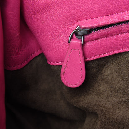 Bottega Veneta Nappa Intrecciato Parachute Bag Rosa Shock 14 of 17