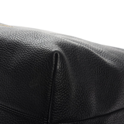 Burberry Grainy Calfskin Medium Cale Hobo Black 10 of 12