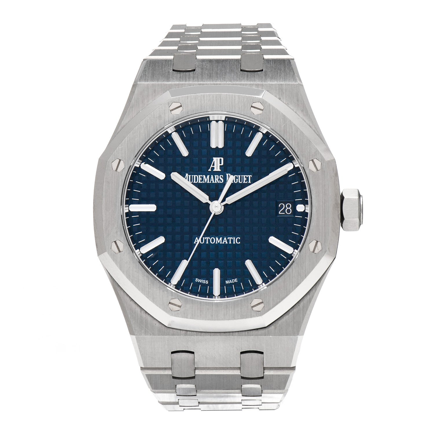 Audemars Piguet Stainless Steel 37mm Royal Oak Offshore Automatic Watch Blue 15450ST.OO.1256ST.03 1 of 4