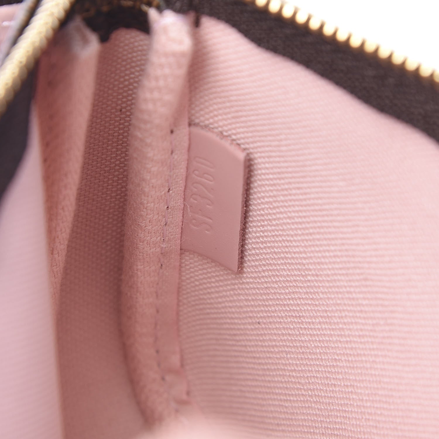 Louis Vuitton Damier Ebene 2020 Christmas Animation Big Wheel Mini Pochette Accessories Rose Ballerine 5 of 6