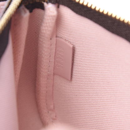Louis Vuitton Damier Ebene 2020 Christmas Animation Big Wheel Mini Pochette Accessories Rose Ballerine 5 of 6
