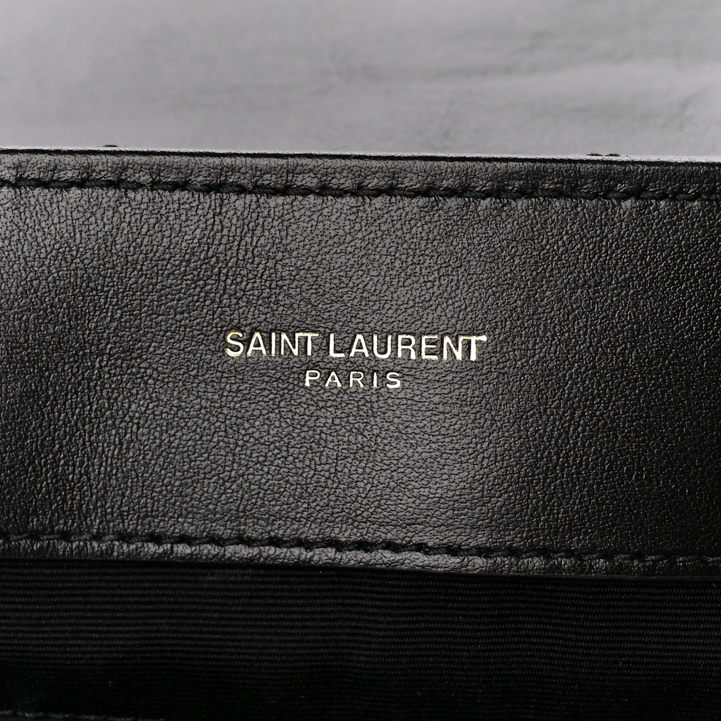 Calfskin Y Quilted Monogram Large Loulou Chain Satchel Black